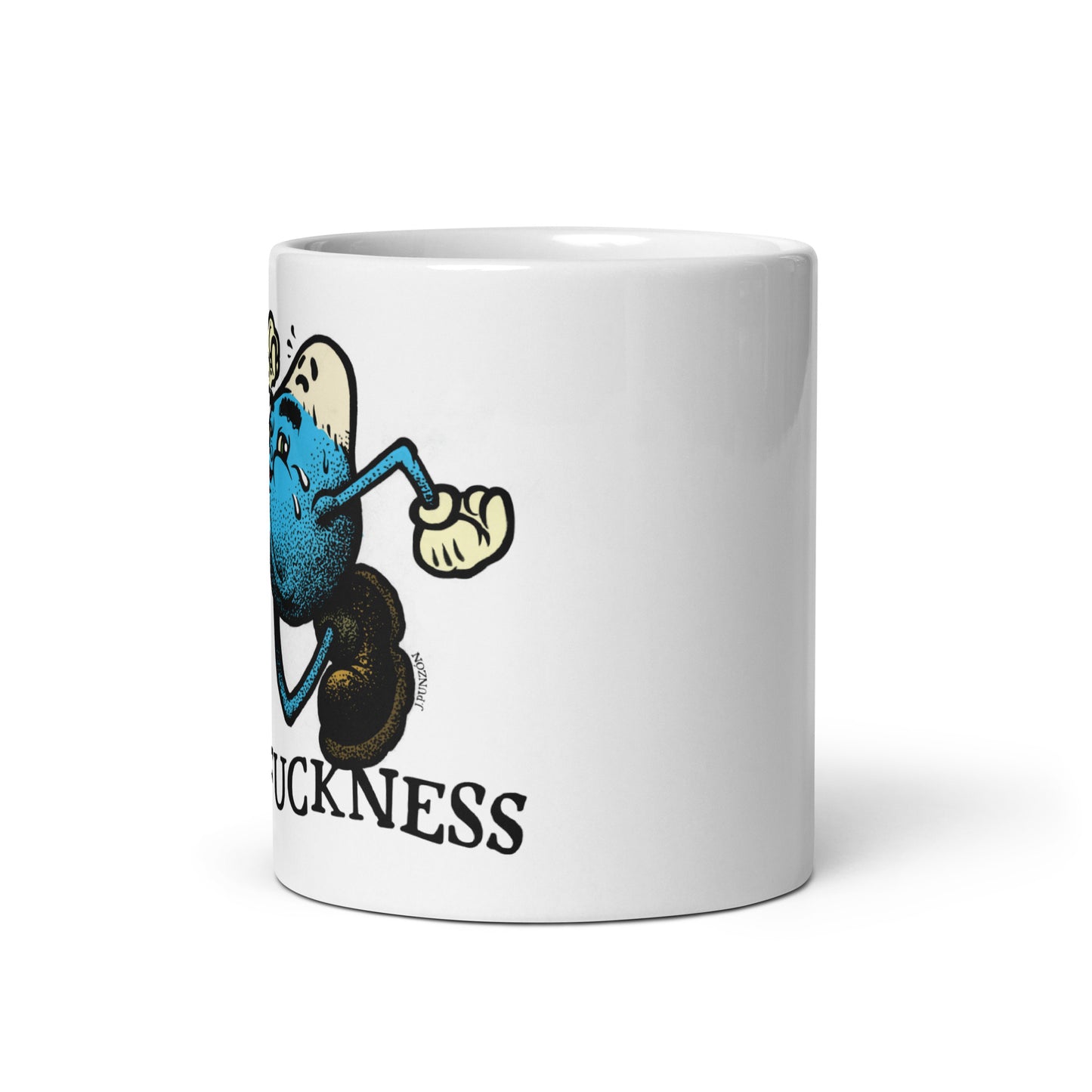 Mindfuckness White glossy mug