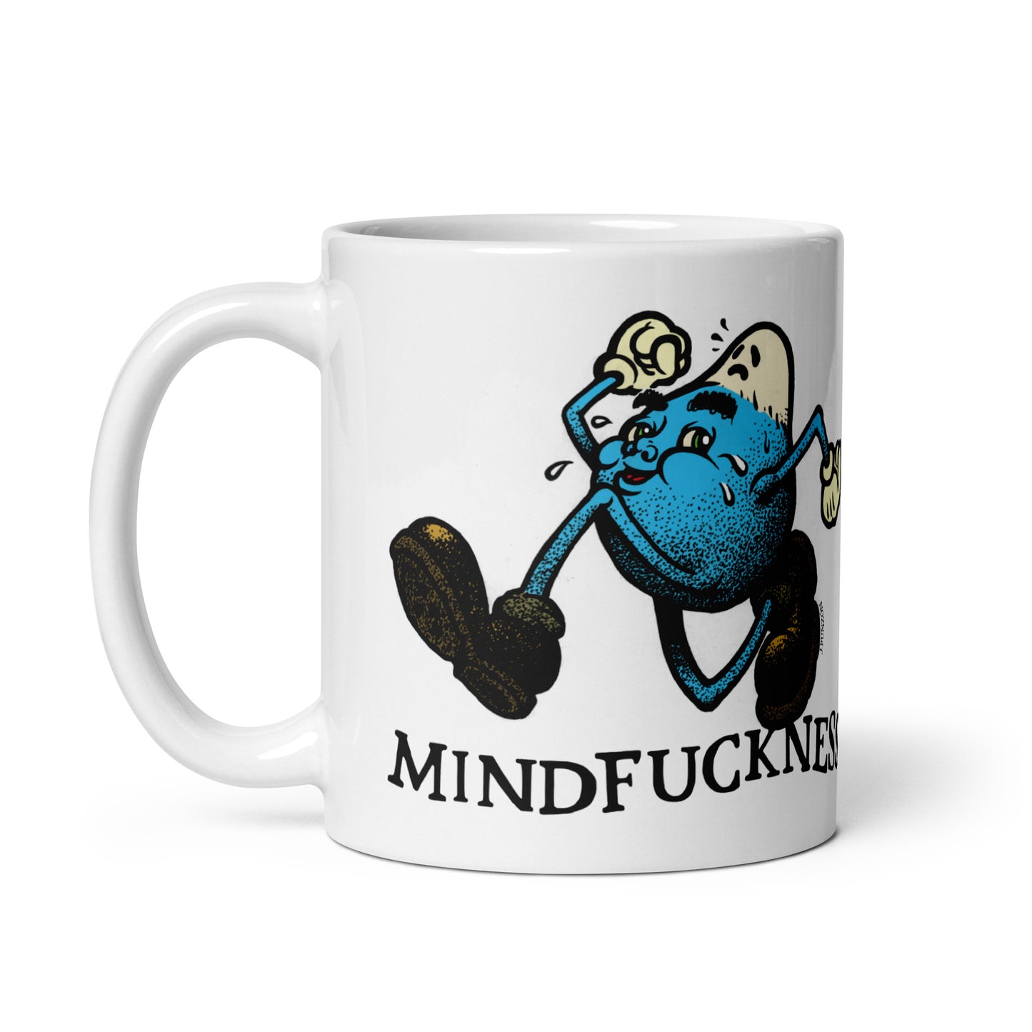 Mindfuckness White glossy mug